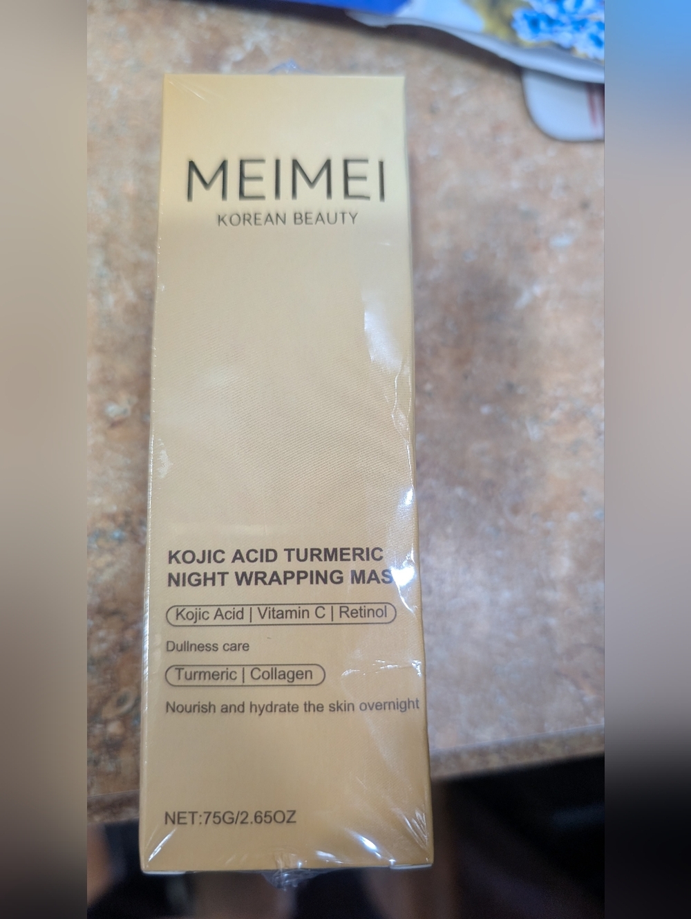 Kojic Acid Turmeric Night Mask 2.65 Ounce Package